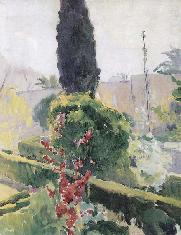 Joaquin Sorolla Sevilla Palace Garden Tour china oil painting image